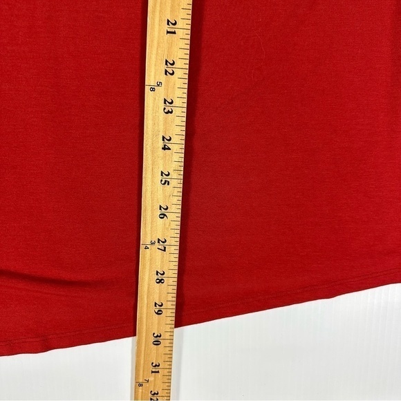 Eileen Fisher Top Sz 2X Asymmetrical Jersey Asymmetric - Picture 9 of 13